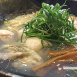 ラーメン巌哲 - 『広島』牡蠣の塩ラーメン アップ