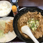 Koko Ichibanya - カレー肉そば、揚げ餃子セット