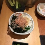 Washoku Sato - さとすきプレミアム  枝豆、 旨塩きゅうり、長芋和風シャキシャキサラダ
