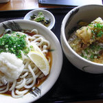 ぶっかけうどん＋野菜天丼ランチ