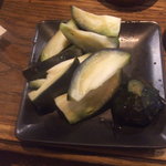 ライオン堂 - 水ナスのお漬物。２８０円なり。