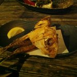 江ノ島小屋 - 全部食べれる骨唐揚！