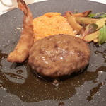 レストラン コートドール - エビフライ、ハンバーグ、チキンライス(子供の料理)