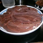 焼肉 道食 - レバー②この厚み♪