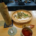 Kyoudo Ryourigohei - 山菜天ぷら＆冷酒