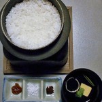 Onyu-Ya Donakaya - 夕食（南魚沼塩沢産コシヒカリ新米）
