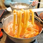 大手新丁 - うどんを解き卵で食べるのももいいね