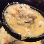 酒場 たかや - 雑炊はこんな感じ
