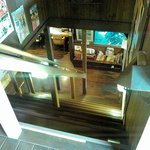 田吾作 - 内観。靴を格納後、下に降りて行きます。