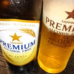 ノンアルで喉を潤す