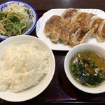 Gyouza Ichiba - 2018.11.20  焼き餃子（10コ）定食