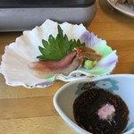 Sennen Tei - カニ刺身  蟹もずく