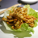 上海蟹の豆鼓（トウチ）炒め