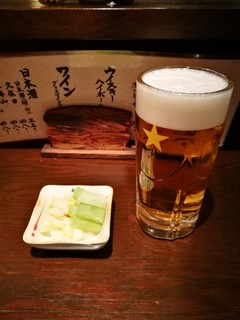 まねき屋 - ビールと漬物