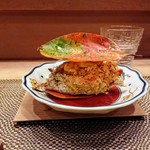 すし処 みや古分店 - 毛ガニに酢飯、昆布森のウニ