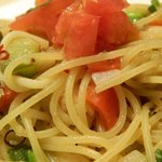 スパゲッティーニ アーリオリオ 野菜を効果的に33種摂れるように　アップ