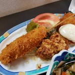 居酒屋山之手 - 白身魚フライ・豚串カツ