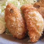 とんかつ ひろまつ - 牡蠣フライもお願いしました。