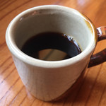 とんかつ ひろまつ - エチオピア。苦味が美味しかった。冷めると甘みが出てきます。