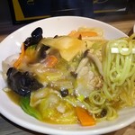 開楽 - 麺はこんな感じ