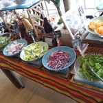 ワズ カフェ - サラダビュッフェ