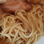 ラーメン大木戸 - コシのある中細麺ストレート