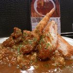 カルダモン． - チキンカツとハムサラダコロッケのカレー