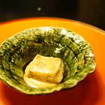 季節の味覚ととうふ鍋コース (￥5,400) 焼き胡麻とうふ