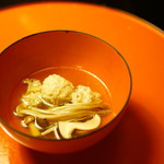 季節の味覚ととうふ鍋コース (￥5,400) 季節の鍋