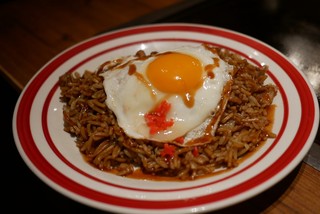 オモニ - ☆そばめしに目玉焼きのせ(●＾o＾●) ☆