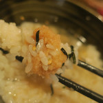 酒菜坊 橋蔵 - だし茶漬け＜明太子＞喰らう