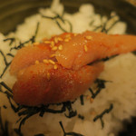 酒菜坊 橋蔵 - だし茶漬け＜明太子＞　ズームアップ