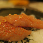 酒菜坊 橋蔵 - だし茶漬け＜明太子＞　ズームアップ