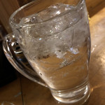 梅澤燻製店 - 残波 白 ソーダ割 350円