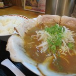 大萬 - 徳島ラーメンチャーシュー特盛大950円＋ごはん（大）170円