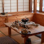 信州マタギ亭 - 2018.11 和室の個室席（縦撮り）