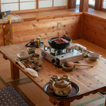 信州マタギ亭 - 2018.11 和室の個室席（横撮り）