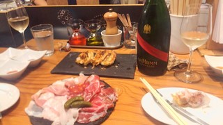 スタンドシャン食 Osaka北新地 Champagne & GYOZA BAR - 