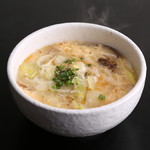 Egg soup/Wakame soup/Vegetable soup