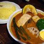 RAMAI - タフゴレン（揚げ出し豆腐のスープカレー）980円