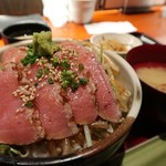 傳 - 鮪トロ炙り丼1000円（限定10食）