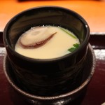 傳 - 鮪トロ炙り丼1000円（限定10食）の茶碗蒸し