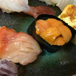 すし徳 - 赤貝・雲丹・玉の盛りだくさん！！