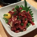 馬肉専門店　虎桜 - 馬肉ユッケ