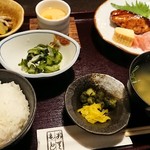 きし本 - 日替り定食(ブリの照焼き)