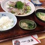 お食事処　淡海 - ご飯は小です