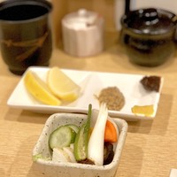 里葉亭 - お新香盛り合わせ