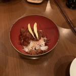 根津 日本酒 多田 - カニ飲みと外子＆内子