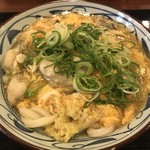 丸亀製麺 - 牡蠣づくし玉子あんかけ　大