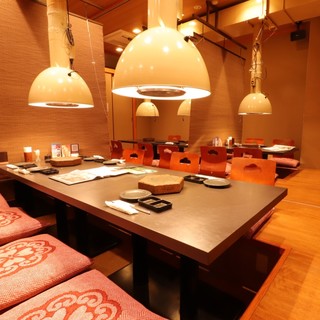 Banquets for up to 40 people can be held at tatami seats!